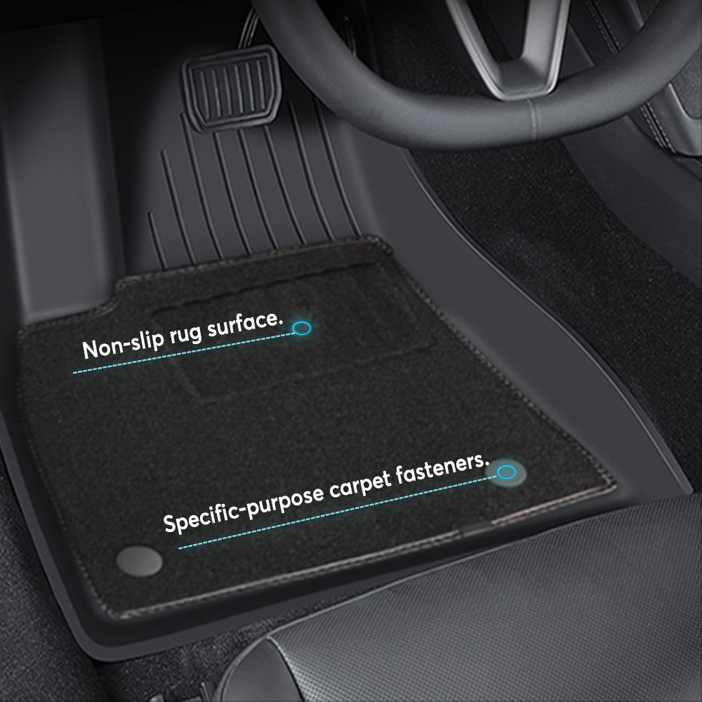 Tesla Model 3 Highland Mines Floor Mats with Carpet