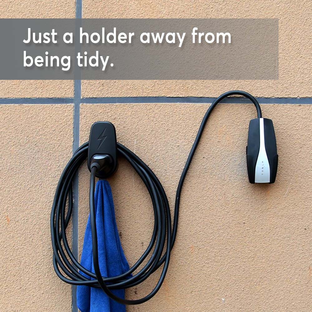 Tesla  Charger Holder EV Charging Cable Holder with Wall Mount Dock  Hook for Tesla Model 3 Y X S Electric Car Cable Organizer EV Charging Cord Hanger EV Charging Holster Dock for Tesla Connector