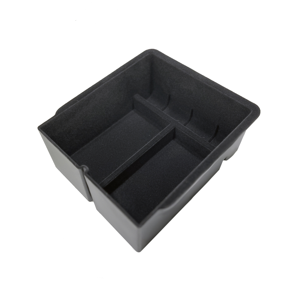 Center Console Organizer Tray for  Tesla Model 3 Highland  Model Y Juniper Flocked  Armrest  Storage Box Interior Accessories